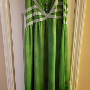 Serendipity matilda jane dress size medium green.